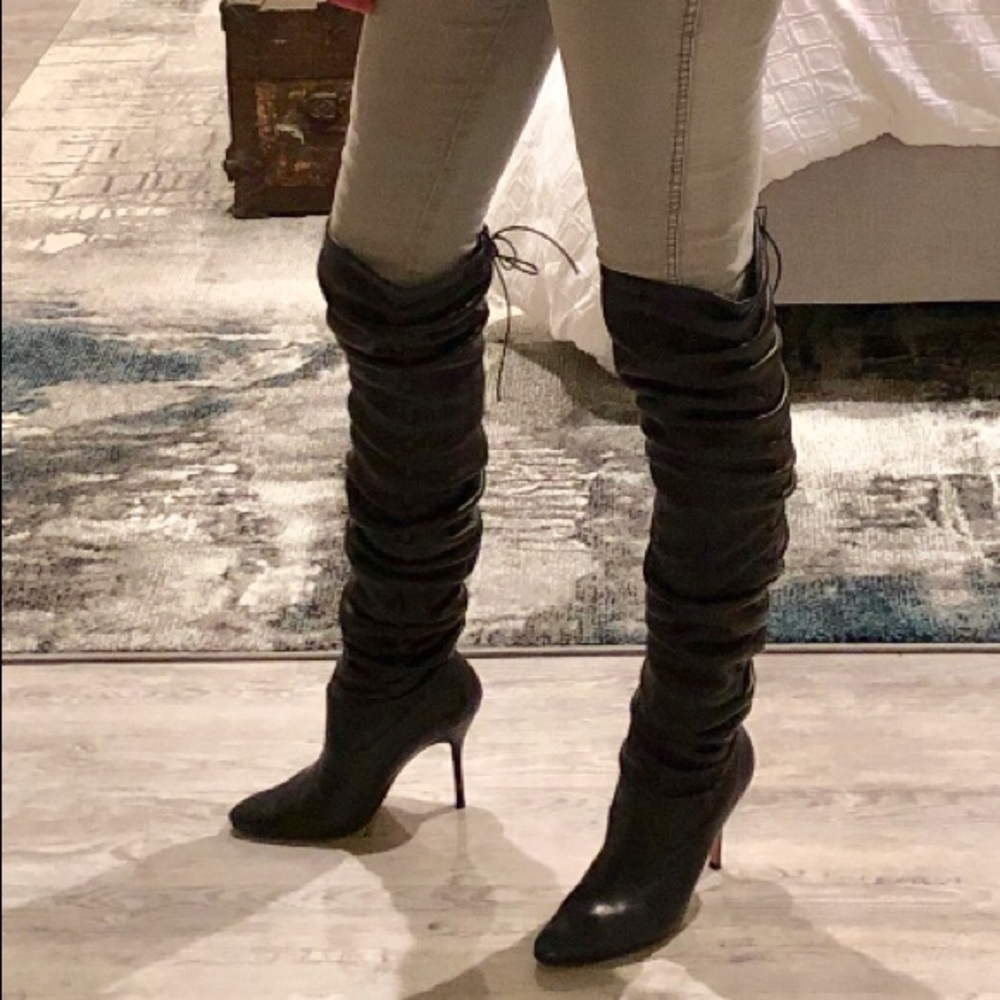 Manolo Blahnik over the knee boots 39 1/2.